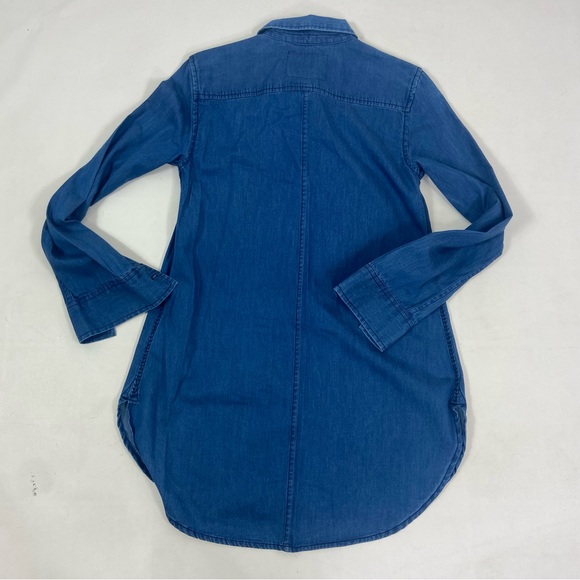 Holding Horses Anthropologie denim corduroy floral embroidered top tunic. Size 0 - Picture 7 of 10